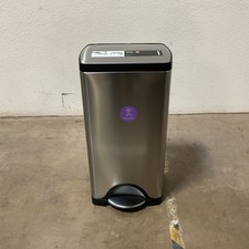 simplehuman 30 L/7.9 Gal. Rectangular Step Trash Can CW1832DC Stainless Steel comprar usado  Enviando para Brazil