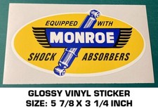 MONROE AMORTECEDORES ADESIVO VINIL BRILHANTE DECALQUE - VINTAGE DRAG RACING NHRA comprar usado  Enviando para Brazil