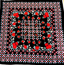 Foulard polyester noir d'occasion  Lisieux