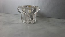 Bougeoir verre cognac d'occasion  Neuville-aux-Bois
