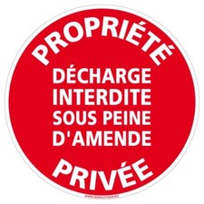Panneau propriété privée d'occasion  Cambrai
