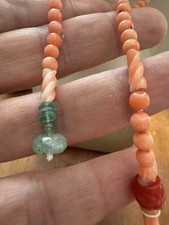 Collana coralli rosa usato  Roma