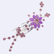 Purple crystal flower for sale  RIPON