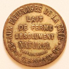 Beau jeton laiton d'occasion  Châtillon-sur-Loire