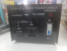 Fonte de alimentação transformador de tensão Step Up Down VC1000W PowerBright Watt 110V 220V comprar usado  Enviando para Brazil