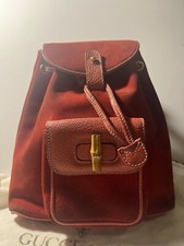 Gucci bamboo backpack d'occasion  Expédié en Belgium