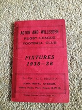 Acton willesden rugby for sale Acton willesden rugby for sale  BRADFORD