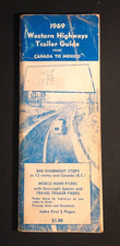 Antigo 1969 Western Highways Trailer Guide Canadá To México Viagem Turística Efêmera comprar usado  Enviando para Brazil
