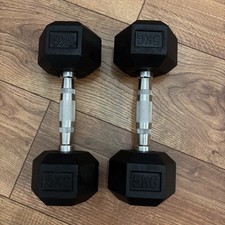 Hex dumbbells rubber for sale Hex dumbbells rubber for sale  LEEDS