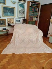 Coperta copriletto filè usato  Bologna