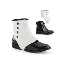 MJ Michael Jackson Cubiertas de Zapatos de Cuero Blanco Glamour Rock Stage Suave Criminal segunda mano  Embacar hacia Mexico