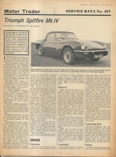 Triumph spitfire motor for sale  BATLEY