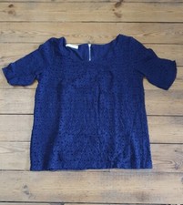 Shirt bleu foncé d'occasion  Bas-en-Basset