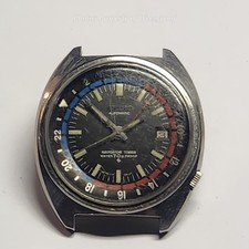 Seiko Navigator Timer GMT 41mm relógio automático 6117-6410 peças que não funcionam  comprar usado  Enviando para Brazil