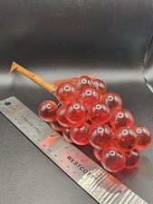 Vintage red acrylic for sale  Groesbeck