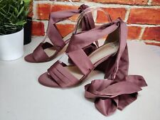 Mauve satin shoes for sale  UK