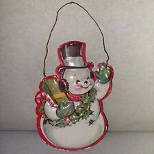 Vintage snowman metal for sale  Hedgesville