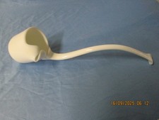 Usado, Tigela perfurada de vidro leitoso vintage Westmoreland 14" concha soprada à mão com lábio de gelo comprar usado  Enviando para Brazil