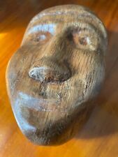 Volto scolpito legno usato  Roma
