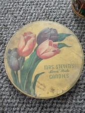 Doces caseiros vintage da década de 1940 Mrs. Steven 10" tulipas de lata comprar usado  Enviando para Brazil