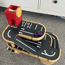 Wooden toy garage for sale  ADDLESTONE