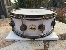 Tarola DW Collectors vidro branco 14 x 5,5!!! Concha de bordo/mogno comprar usado  Enviando para Brazil