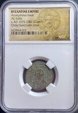 Moeda do Império Bizantino Antigo Jesus Cristo e Cruz Latina 1075-1081AD NGC Genuína comprar usado  Enviando para Brazil