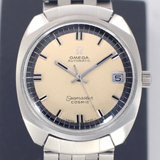RELÓGIO MASCULINO OMEGA SEAMASTER COSMIC AUTOMÁTICO 24 JOIAS CAL.565 DATA MOSTRADOR PRATA comprar usado  Enviando para Brazil