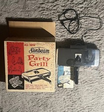 Sanduicheira vintage Sunbeam Party Grill cromada prensa modelo 870 elétrica, usado comprar usado  Enviando para Brazil