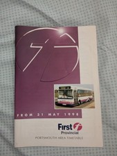 First bus timetables for sale  SOUTHSEA