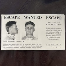 Vintage prisoner escape for sale  Holiday