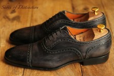 Santoni blue leather for sale  SUTTON COLDFIELD