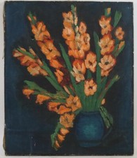 Blühende blumen ölgemälde gebraucht kaufen  Stadtbergen