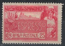 SAN MARINO 1907 Espresso MH*, usado comprar usado  Enviando para Brazil