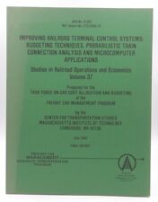 Improving Railroad Teminal Control Systems - Staff Freight Car Management Resear segunda mano  Embacar hacia Argentina