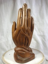 Wooden hand prayer for sale  MANCHESTER