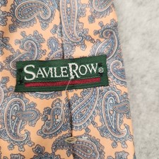 Gravata Savile Row Masculina Clássica Seda Padrão Paisley Costurada à Mão Importada EUA comprar usado  Enviando para Brazil