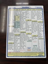 Checkmate universal checklist for sale  Elyria