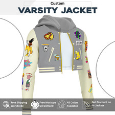 Crop top varsity for sale  Franklin