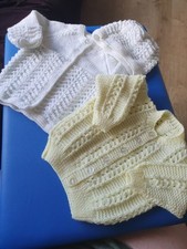 Hand knitted baby for sale  PONTEFRACT