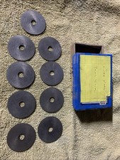 Placas divisórias índice de torno relojoeiros, 9 no total, rodas HRP, usado comprar usado  Enviando para Brazil