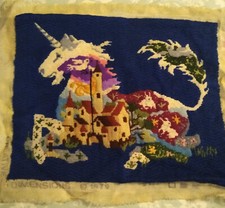 Unicorn fantasy needlepoint for sale  Clearwater