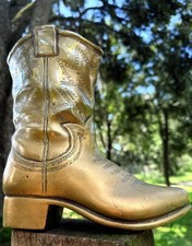 Brass cowboy boot for sale  Thonotosassa