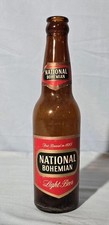 National Bohemian Light Beer 12 oz garrafa de vidro etiqueta de papel vazia Baltimore, MD comprar usado  Enviando para Brazil