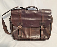 Usado, Kenneth Cole Reaction marrom escuro mensageiro, bolsa para laptop, satchel comprar usado  Enviando para Brazil