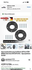 Spurplatten 5x120 20mm gebraucht kaufen  Erfurt