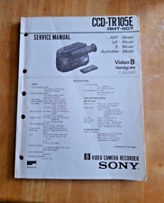 Sony ccd tr105e for sale  STOURBRIDGE
