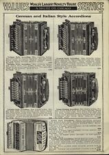 Usado, Estojo de celulóide 1933 PAPER AD estilo alemão acordeão italiano marca águia  comprar usado  Enviando para Brazil