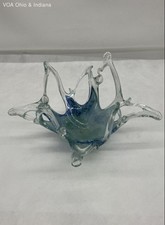 Prato de doces abstrato vintage estilo Murano vidro arte 16" de largura, usado comprar usado Prato de doces abstrato vintage estilo Murano vidro arte 16" de largura, usado comprar usado  Enviando para Brazil