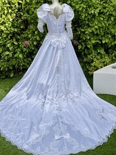 Vintage satin embellished for sale  LLANDUDNO